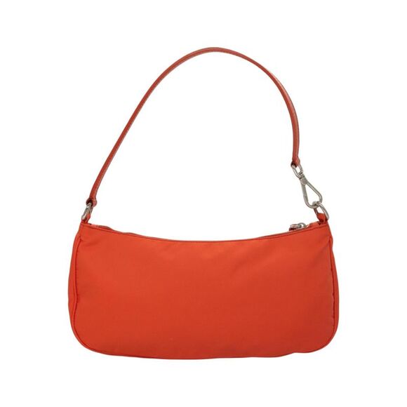 Pre Loved Prada ReEdition 2000 Nylon Shoulder Bag Women Orange - Picture 3 of 8